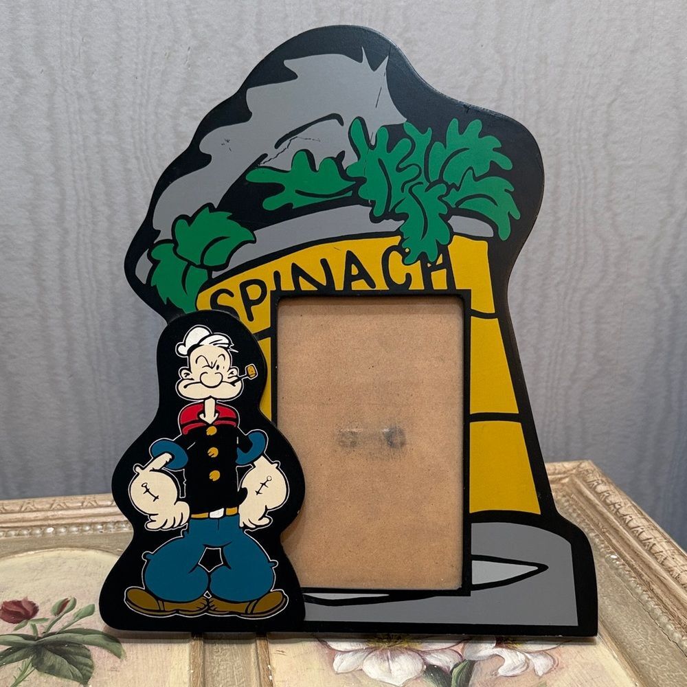Vintage 1998 Popeye the Sailor Man Spinach Photo Picture Frame